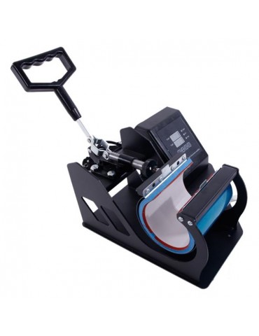Cup Coffee Mug Heat Press Transfer Sublimation Machine Black US Plug 110V