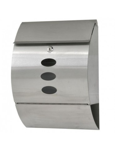Durable Stainless Steel Mailbox Silver