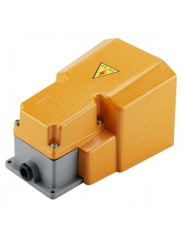 250V 10A Aluminum Alloy Oil Resistant Corrosion-resistant Foot Pedal On/Off Switch with Guard