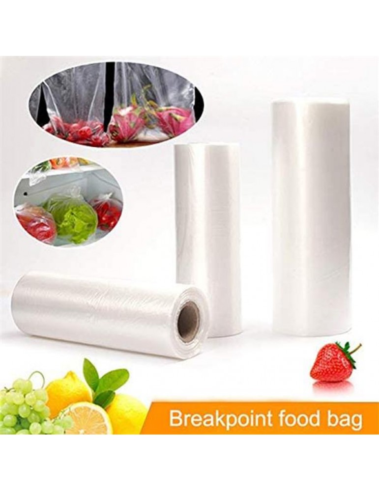 2 pcs 11"x50' 8"x50'（28cmx15m 20cmx15m Vacuum Food Packaging Bag Dot Rolls
